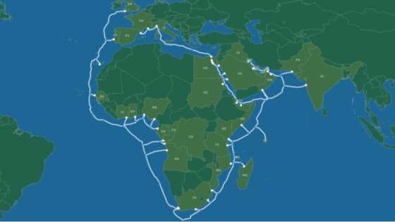 Facebook legt 37,000 km lange kabel naar Afrika