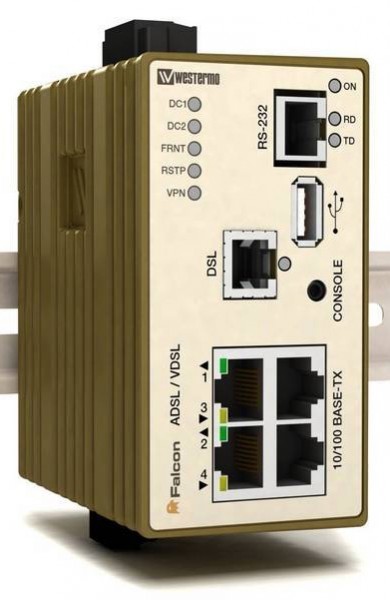 VDSL2 router voor industriële toepassingen