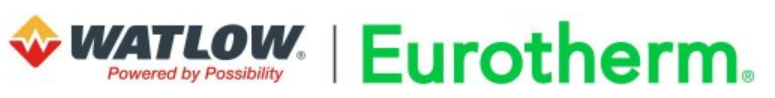 de logo's van wratlow en eurotherm